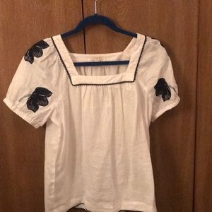 Jcrew Linen Top